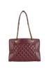 Mademoiselle Tote, £1,800, Handbags, Burgundy, Leather, Back view